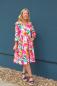 Preview: Double Slub Musselin Haren Bunte Blüten Blüten by Swafing 